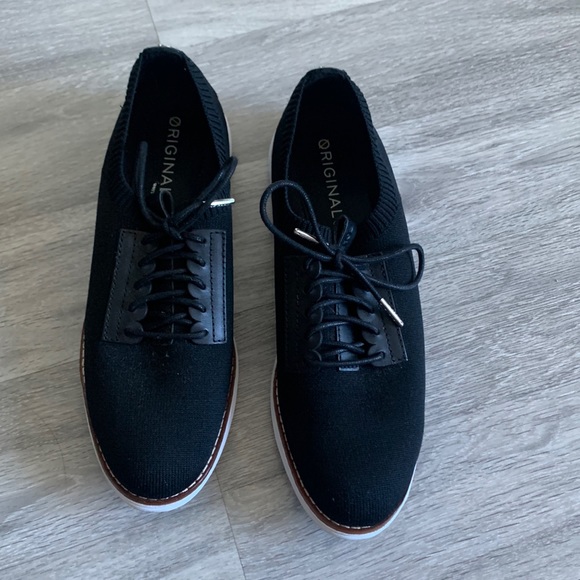 Cole Haan black original grand Oxford shoes - Picture 1 of 3
